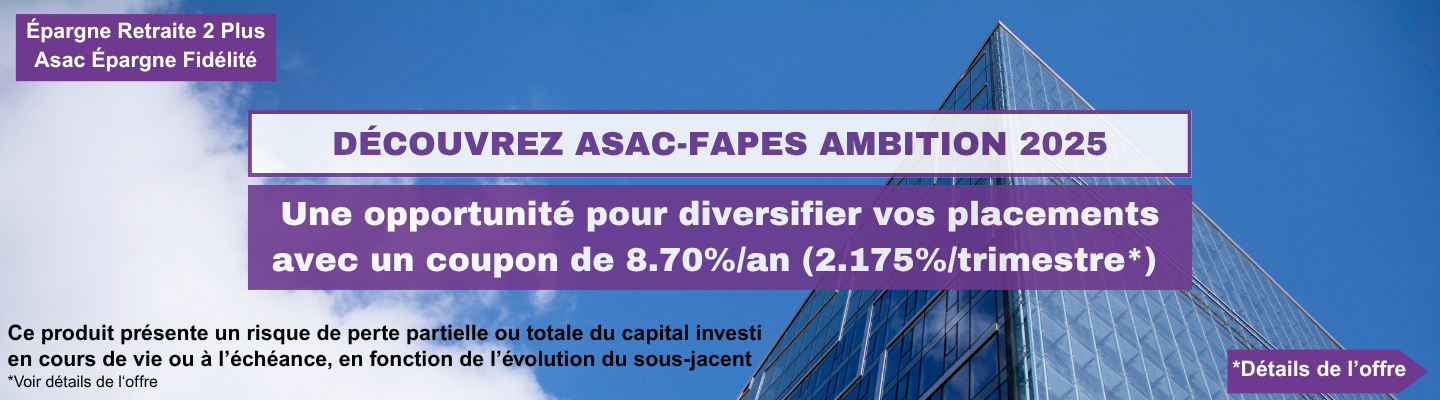 Produit structuré ALLIANZ Ambition 2025