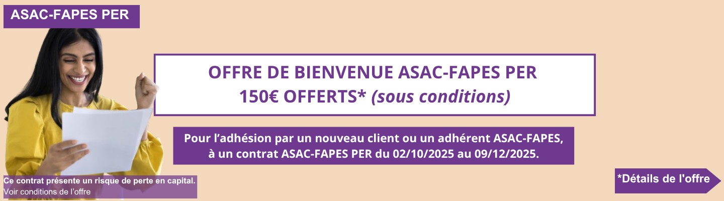 Offre de bienvenue PER