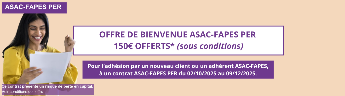Offre de bienvenue PER sans CTA